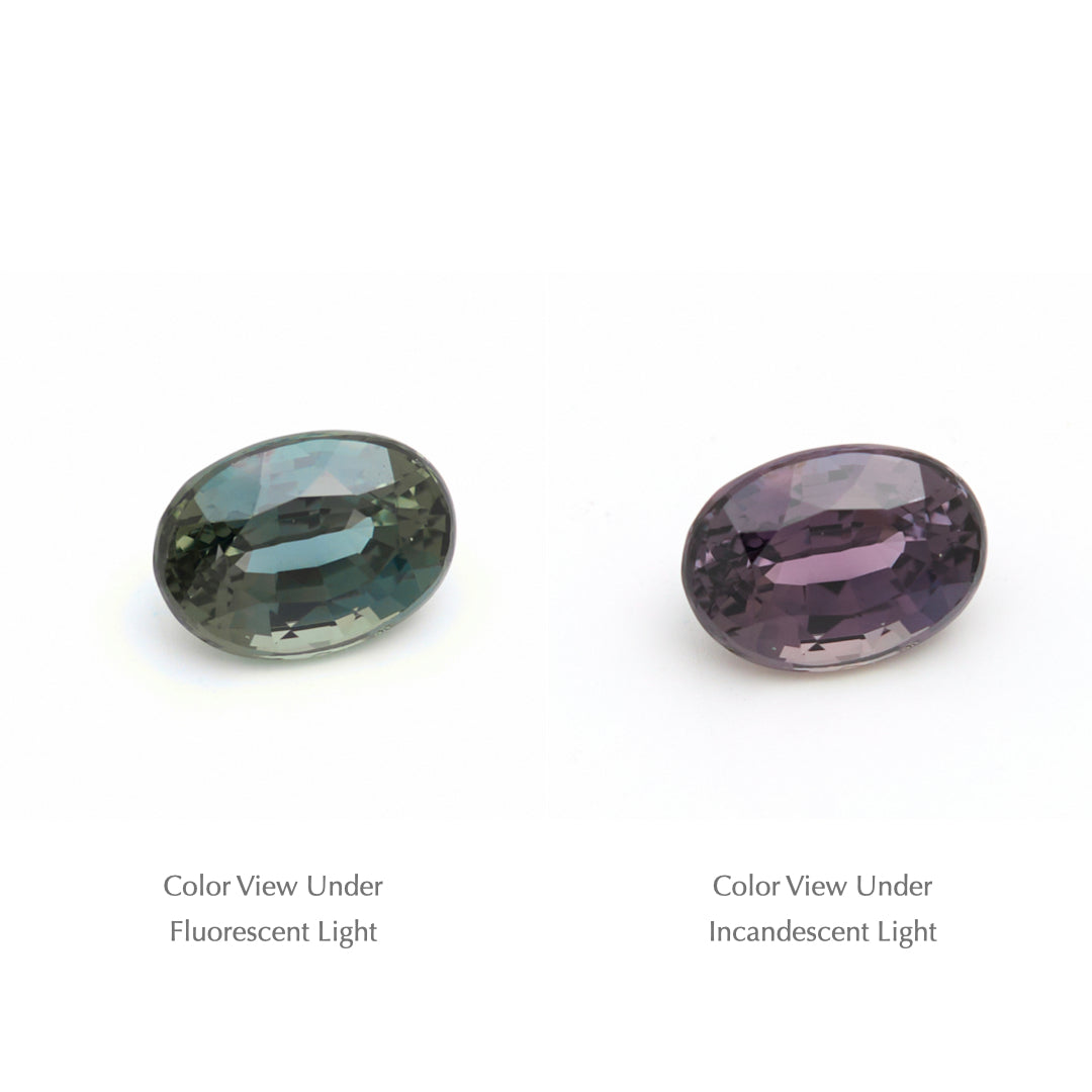 0.92 Ct. Tanzanian Color Change Sapphire TCC1019