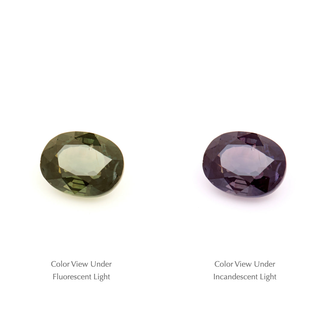 2.19 Ct. Tanzanian Color Change Sapphire TCC1028