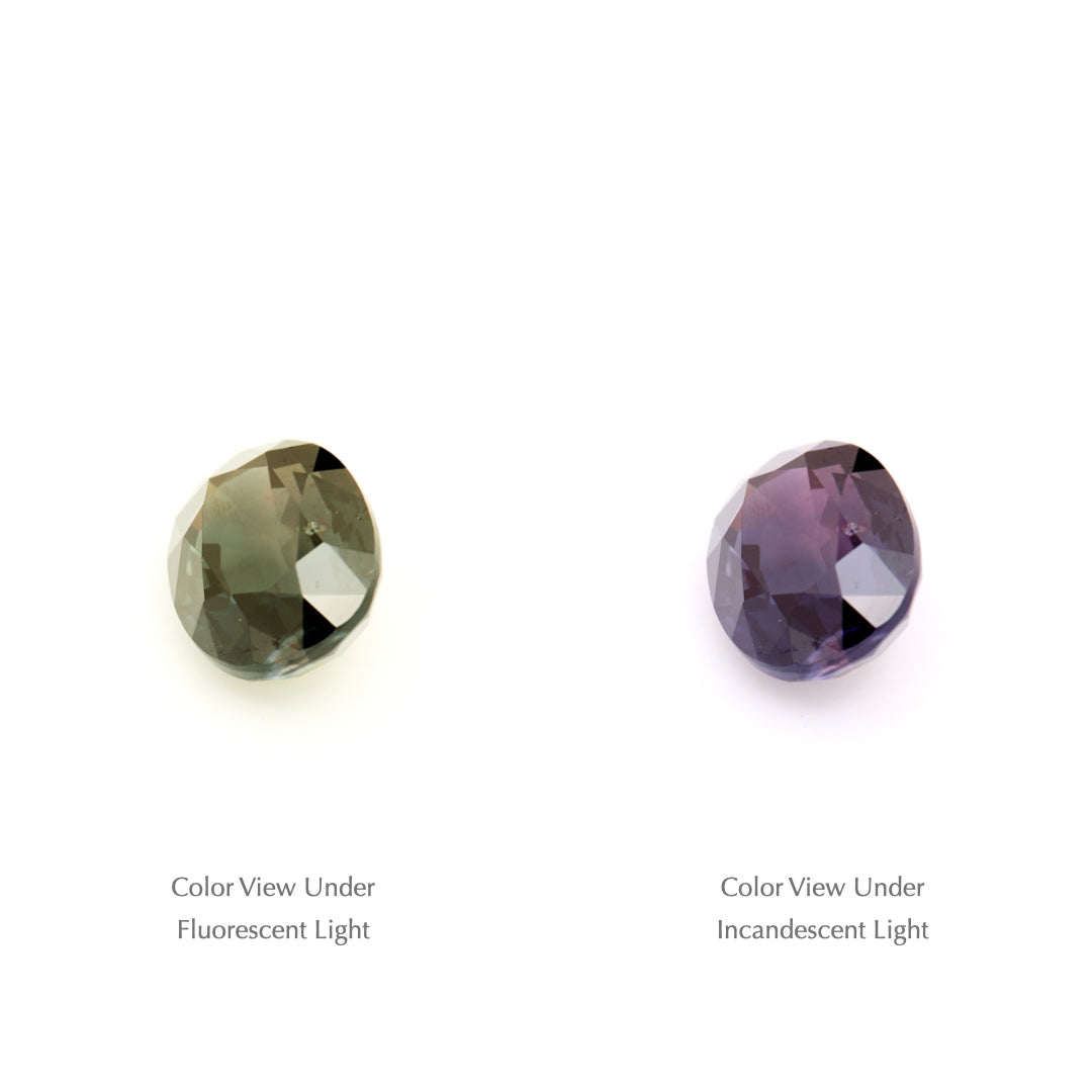 2.19 Ct. Tanzanian Color Change Sapphire TCC1028