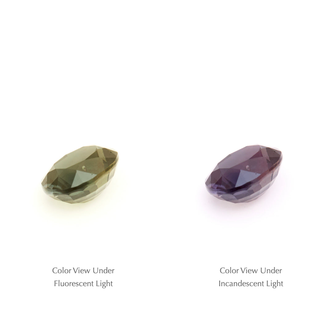 2.19 Ct. Tanzanian Color Change Sapphire TCC1028