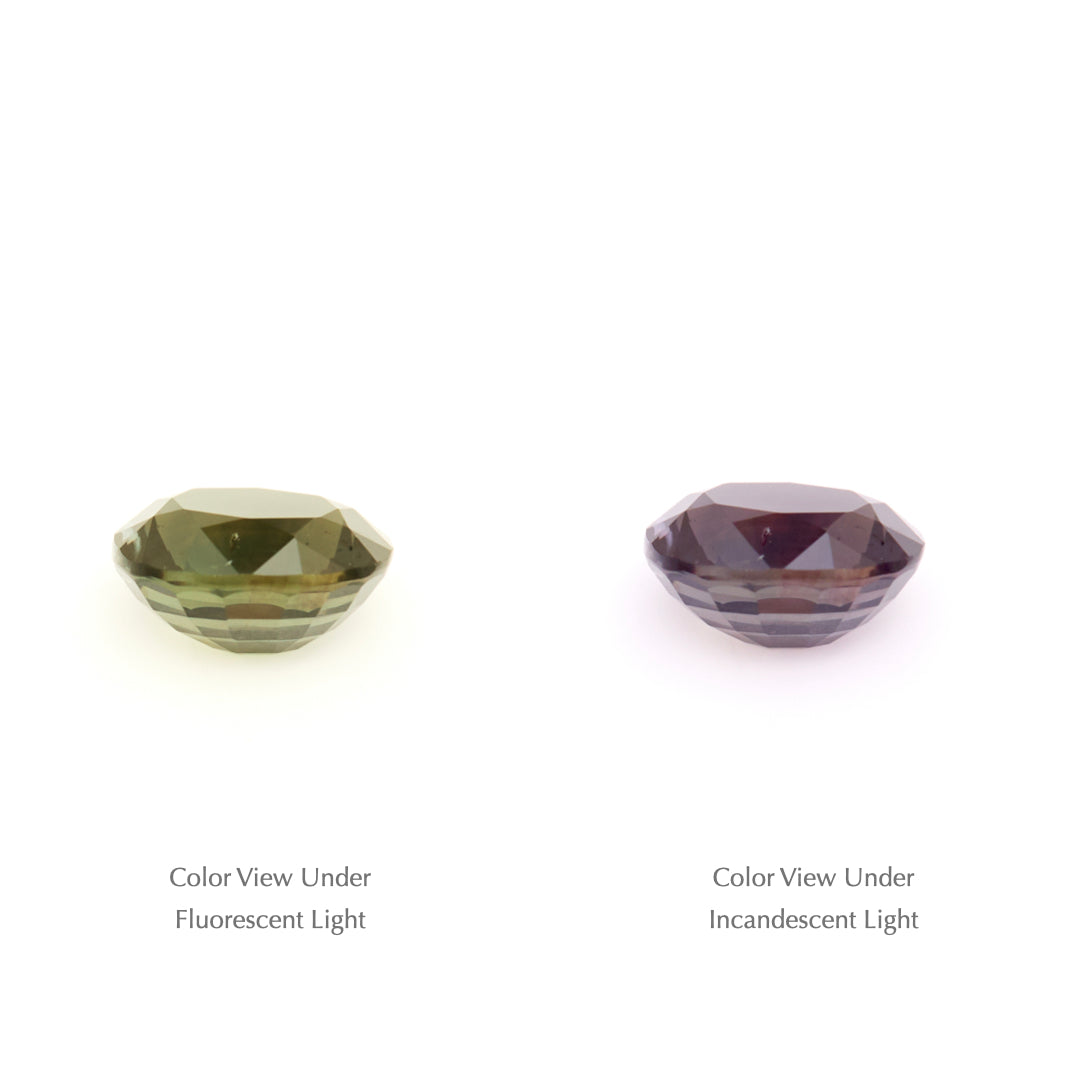 2.19 Ct. Tanzanian Color Change Sapphire TCC1028