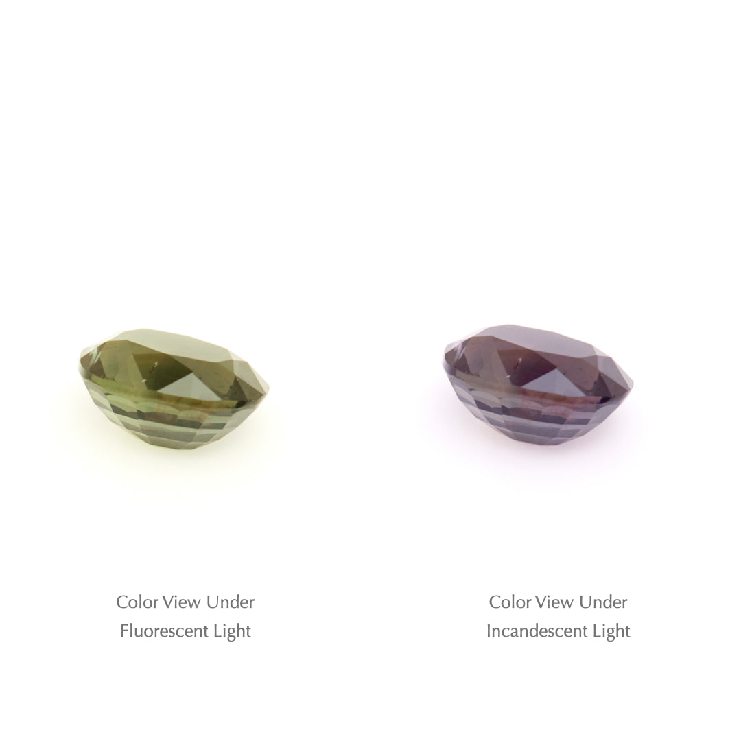 2.19 Ct. Tanzanian Color Change Sapphire TCC1028