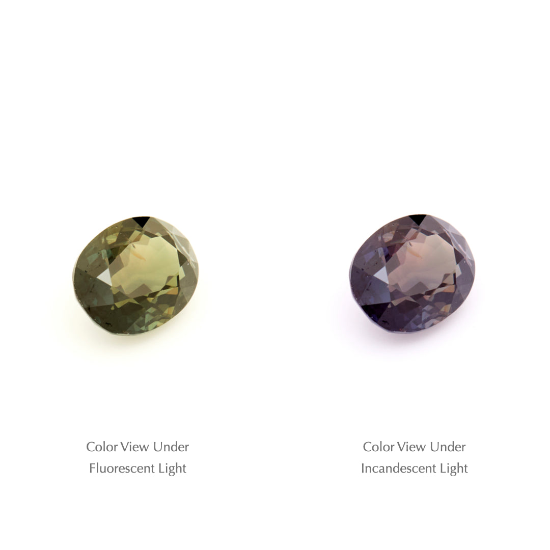 2.19 Ct. Tanzanian Color Change Sapphire TCC1028