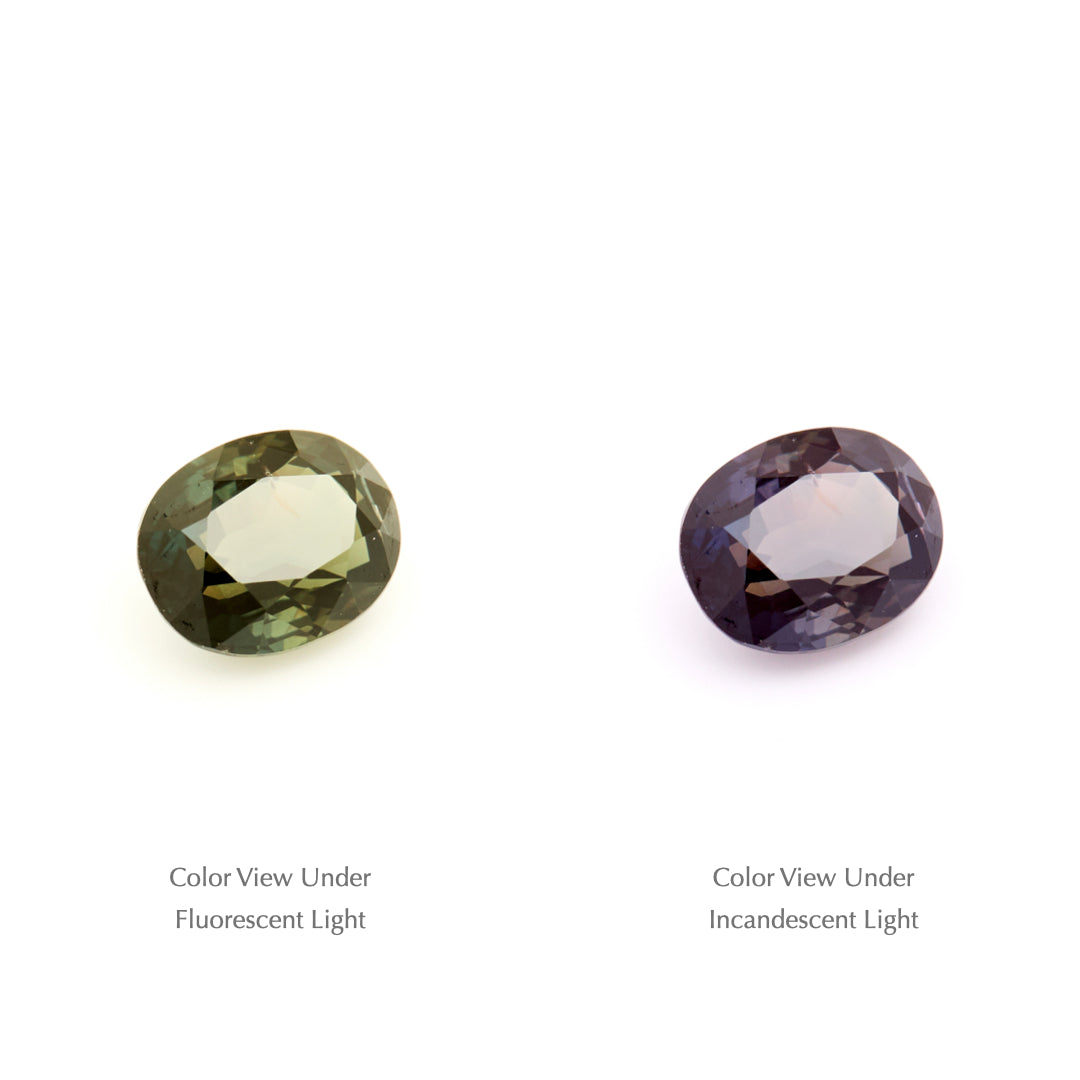2.19 Ct. Tanzanian Color Change Sapphire TCC1028