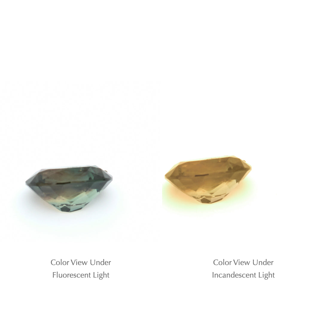 2.04 Ct. Tanzanian Color Change Sapphire TCC1029