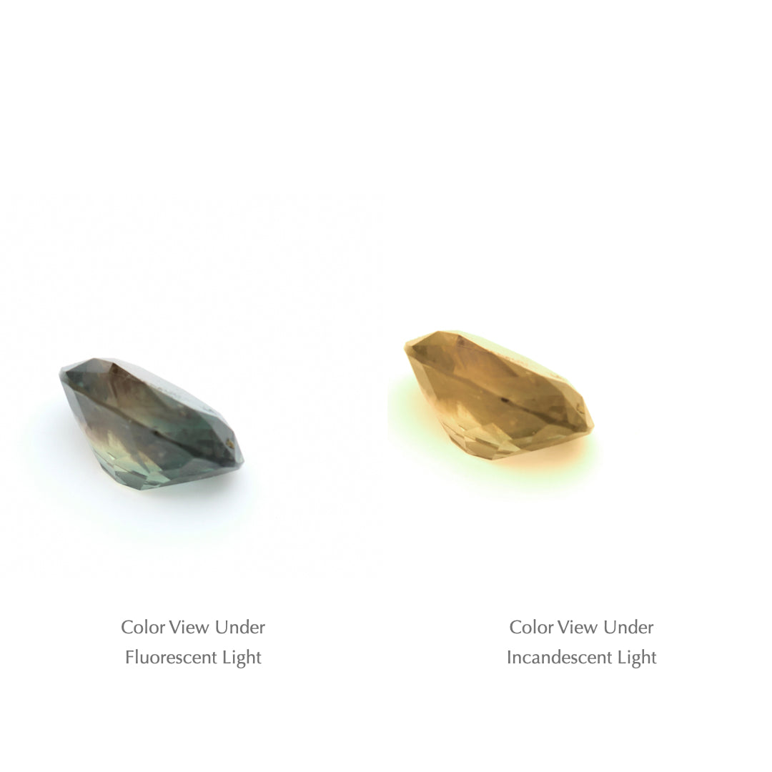 2.04 Ct. Tanzanian Color Change Sapphire TCC1029