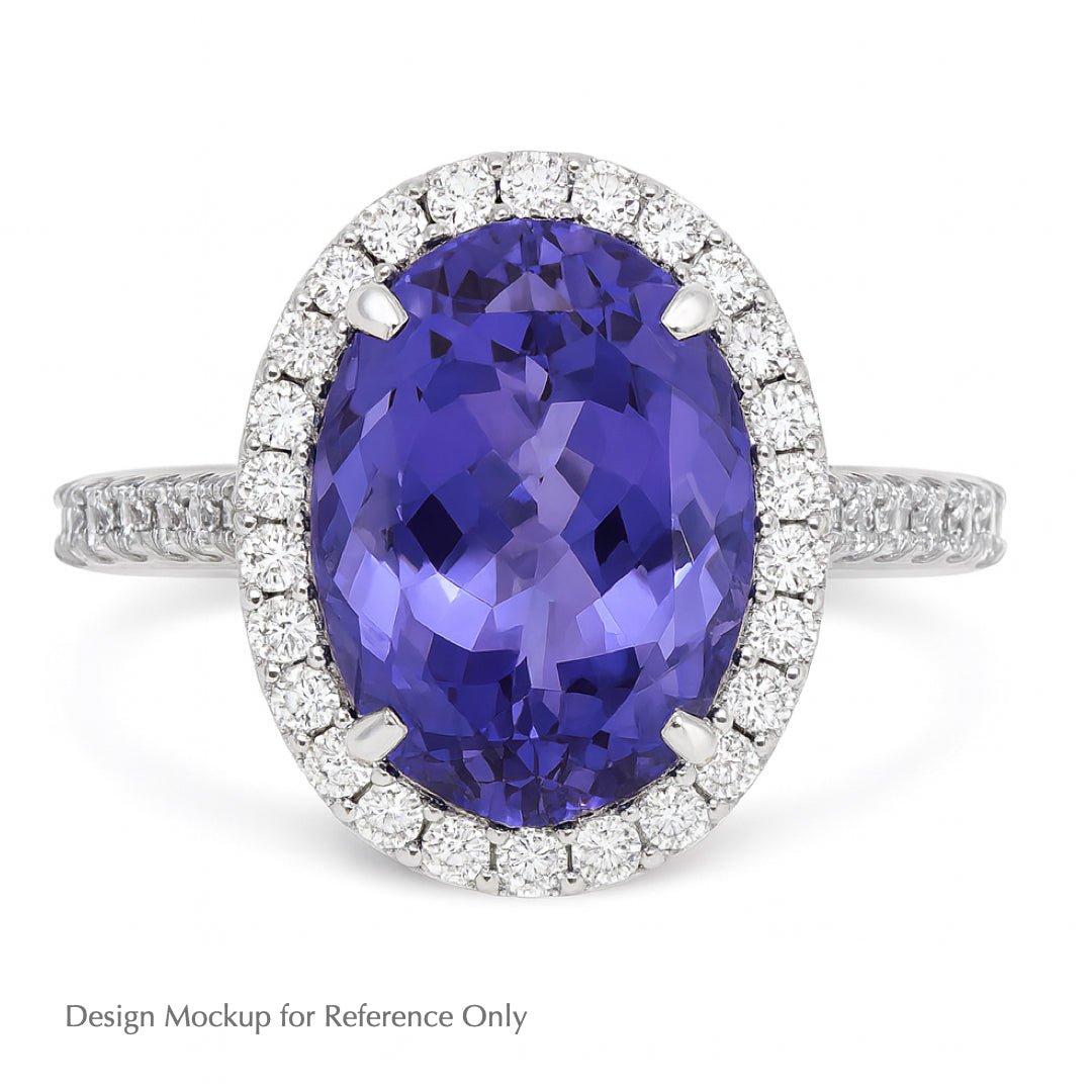 8.83ct. Tanzanite #TN1065 - FABER JEWELS