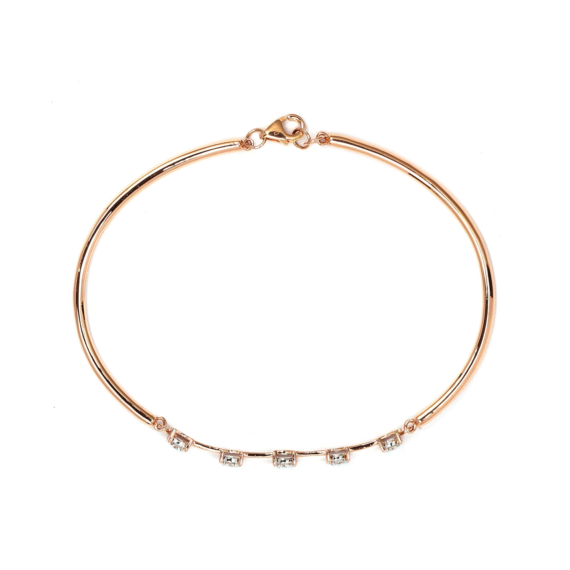 18K Gold Round Brilliant Diamond Illusion Bracelet 0.25ct tw. A00081 - FABER JEWELS